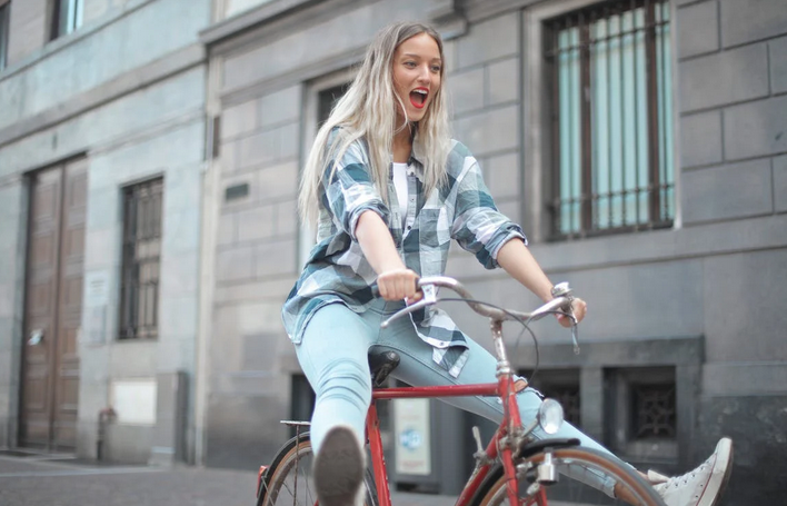 biking